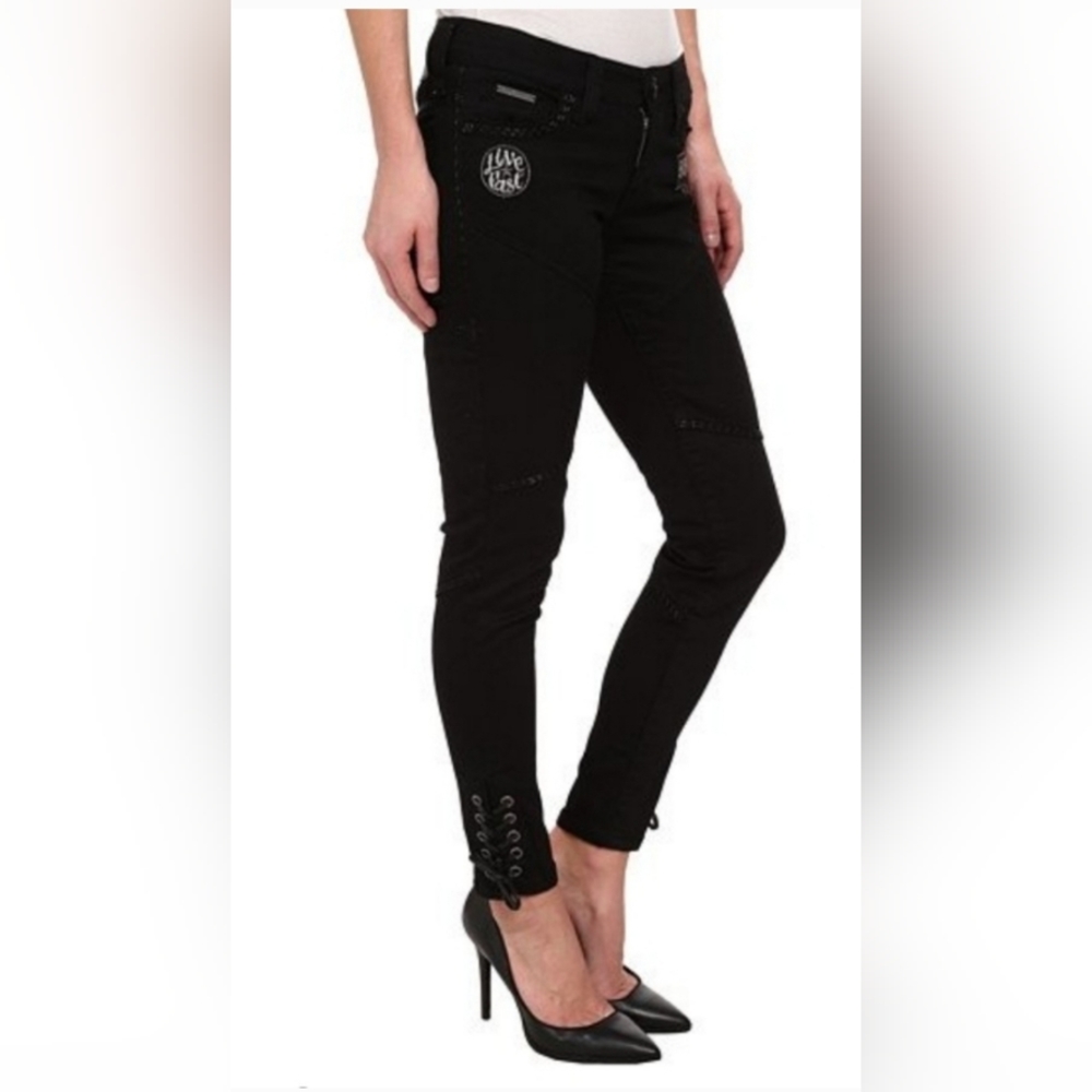 NWT - Affliction Raquel Millennium Black Skinny Jeans
